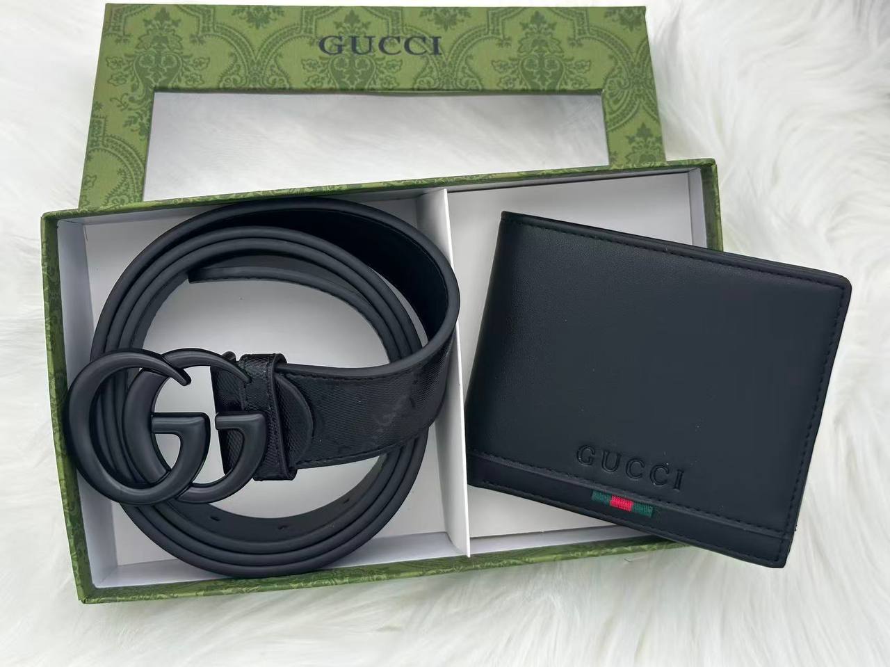 Ensemble Cadeau Homme GUCCI – Ceinture & Portefeuille