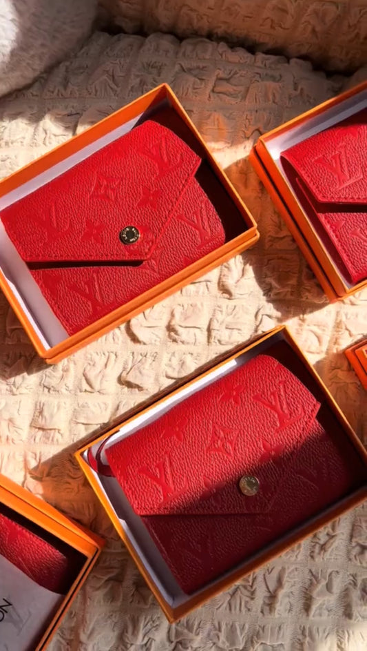 wallet luis vitton rouge 💝