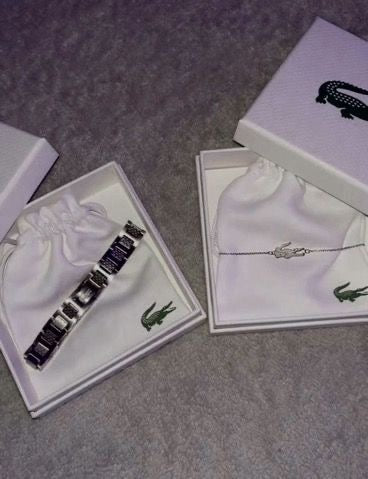Bracelets Lacoste avec Emballage Luxueux 🎁 Meilleur Cadeau