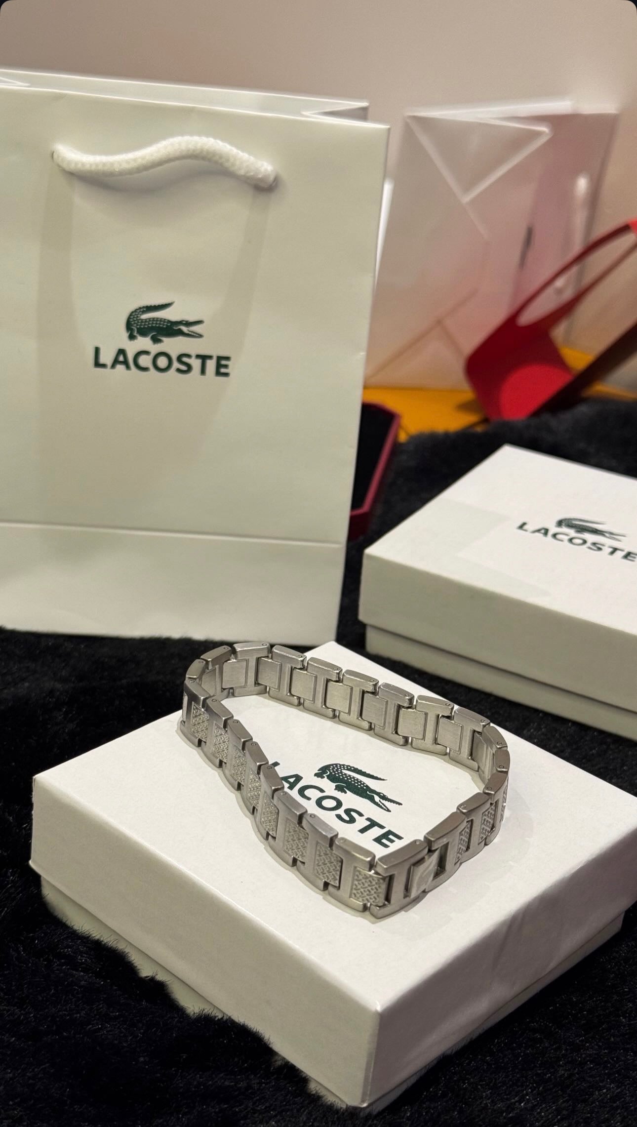 Bracelets Lacoste avec Emballage Luxueux 🎁 Meilleur Cadeau