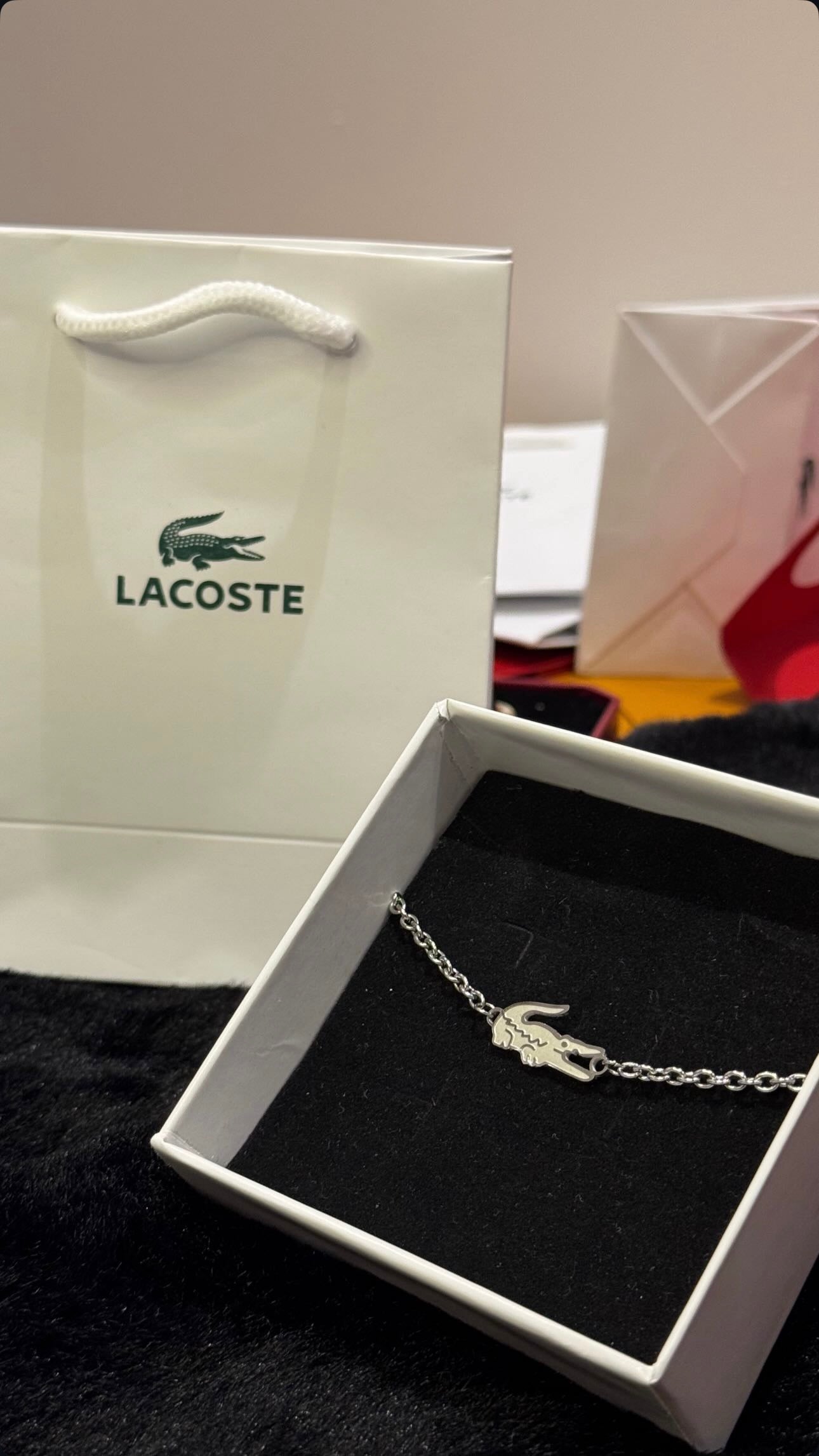 Bracelets Lacoste avec Emballage Luxueux 🎁 Meilleur Cadeau