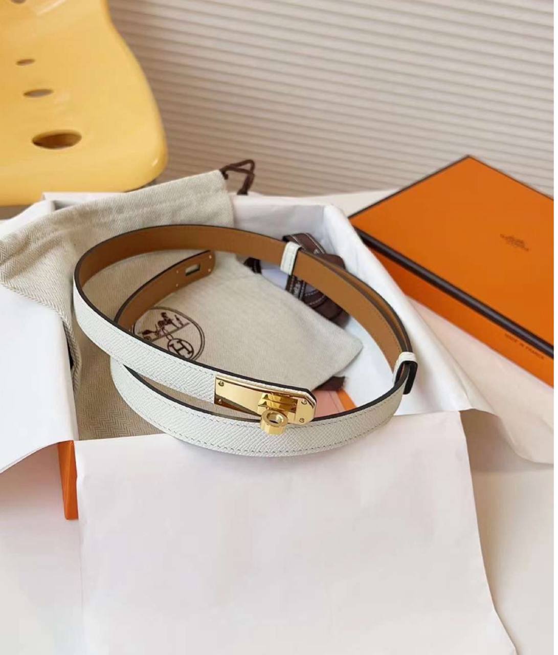 Ceinture hermes Femme en cuir premium