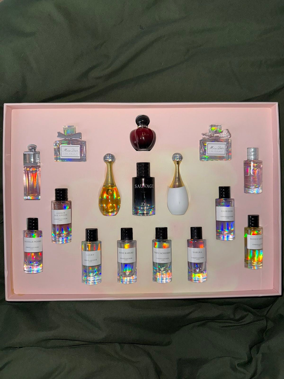 Coffret Miniatures christian dior 16 miniatures de parfums