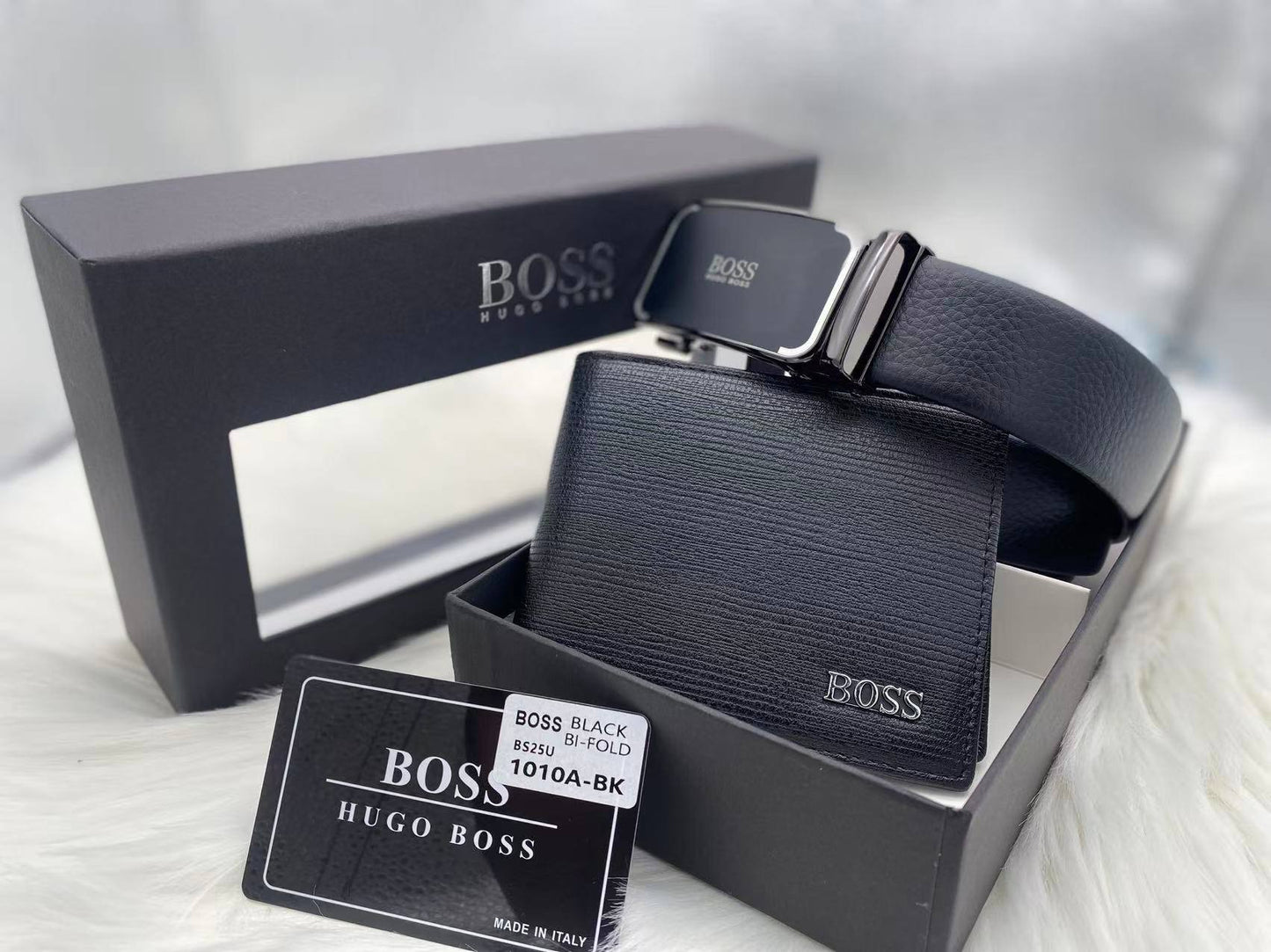 Ensemble Cadeau Homme – Ceinture & Portefeuille